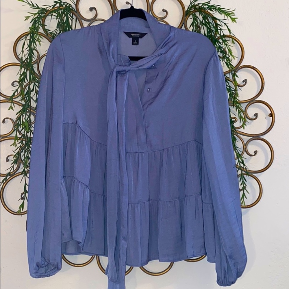 Simply Vera Blue Blouse